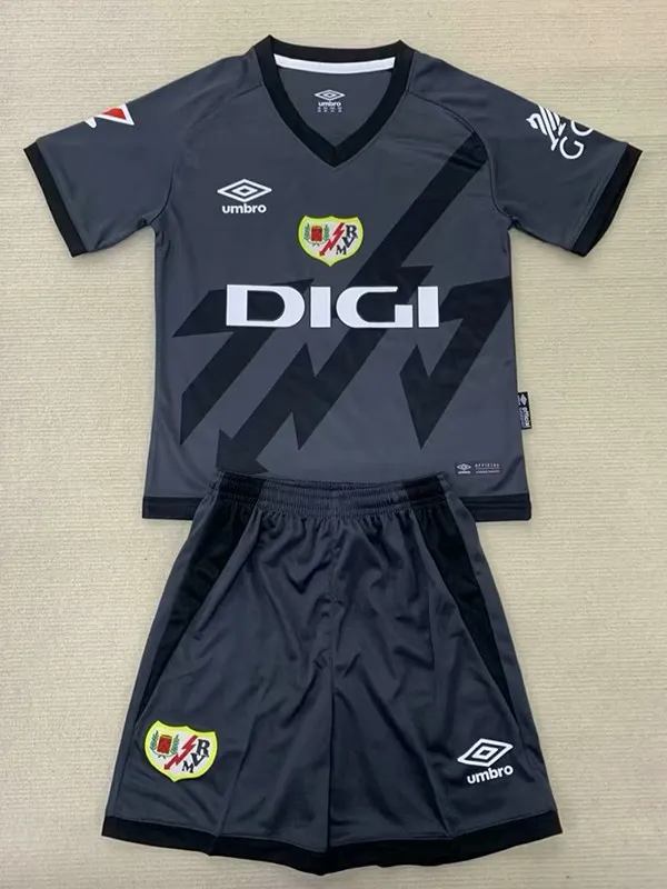 24/25 Rayo Vallecano Third  Kids Soccer Jersey