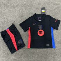 24/25 BAR  Away  Kids  Soccer Jersey(大胸花）