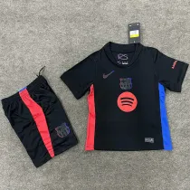 24/25 BAR  Away  Kids  Soccer Jersey(大胸花）