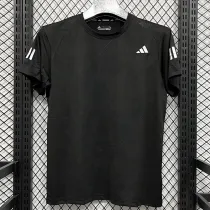 2025 T3374 AD Blak Men's T-shirt Top黑色