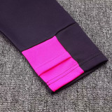 24/25 West Ham Purple Half Pull Tracksuit  (紫色、半拉链)