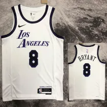 22/23 LAKERS BRYANT #8 White City Edition Top Quality Hot Pressing NBA Jersey