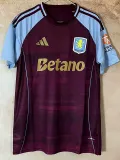 25/26 Aston Villa Special Edition Red  Fans Soccer Jersey