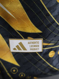 24/25 RMA Black Pattern Player Version Soccer Jersey
