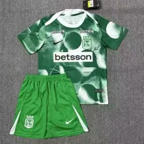 25/26 Atletico Nacional  Green Kids Soccer Jersey