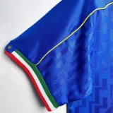 1995 Italy Home Blue Retro Soccer Jersey