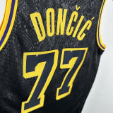 LAKERS DONCIC#77 Snake's Skin Top Quality Hot Pressing NBA Jersey