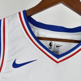 22/23 76ERS GEORGE  # 8 White Home Top Quality Hot Pressing NBA Jersey主场