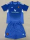 25/26 Man Utd Blue Goalkeeper Kids Soccer Jersey