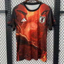 25/26 Japan Blaze Dragon  Nezha Red Black Fans  Soccer Jersey烈火龙1