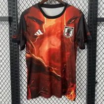 25/26 Japan Blaze Dragon  Nezha Red Black Fans  Soccer Jersey烈火龙1