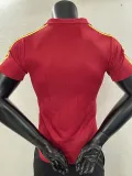 1986 Belgium Home Red  Retro Soccer Jersey