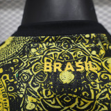 2024 Brazil Christ statue Yellow Player Version Soccer Jersey