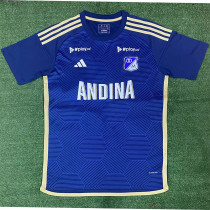 24/25 Millonarios FC Home Fans Soccer Jersey 百万富翁