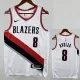 22/23 Trail Blazers AFIDIA #8 White City Edition Top Quality Hot Pressing NBA Jersey