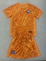 24 /25 CHE Orange Goalkeeper  Kids  Soccer Jersey