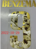 22/23 BENZEMA #9 Golden Ball RMA Home  Fans Soccer Jersey ( 球迷)