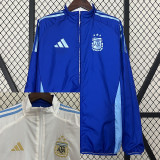 24/25 Argentina White & Blue Double Sided Windbreaker (双面风衣)