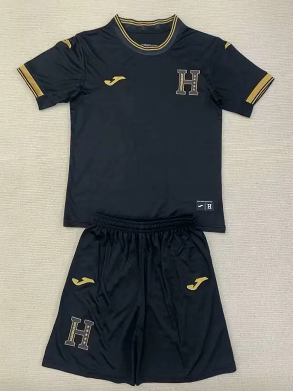 24/25  Honduras  Black Kids Soccer Jersey