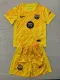 24/25 BAR Yellow Goalkeepe Kids Soccer Jersey