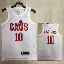 22/23 Cleveland Cavaliers CARLAND #10 White Top Quality Hot Pressing NBA Jersey