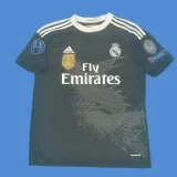 2014/2015 RMA Away Black Retro Soccer Jersey