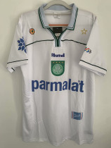 1999 Palmeiras Away Retro Soccer Jersey (背上带字)