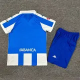 24/25 La Coruna Home Kids Soccer Jersey