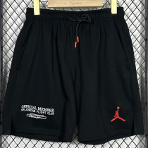 24/25 JOR Black Cotton shorts(003、前小英文标、全棉)