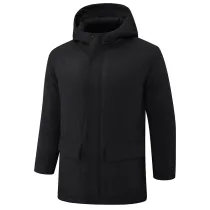 24/25 G264 Black Hooded Cotton Coat 黑连帽棉衣