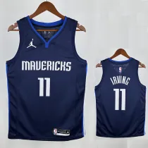 20/21 Dallas Mavericks LRVING #11 Royal Blue Top Quality Hot Pressing NBA Jersey(Trapeze Edition)飞人版