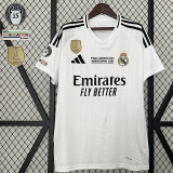 24/25 RMA  Home 1:1  Fans Soccer Jersey