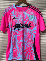 24/25 Inter Miami Leaf shaped Pink Special Edition Fans Soccer Jersey