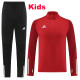 24/25 AB05 Red kids Half Pull Tracksuit(童装、半拉）