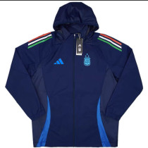 24/25 Argentina Royal Blue Hooded Windbreaker
