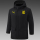24/25 Dortmund Black Hooded Cotton Coat G250