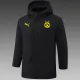 24/25 Dortmund Black Hooded Cotton Coat G250