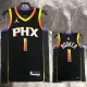 22/23 SUNS BOOKER #1 Black Top Quality Hot Pressing NBA Jersey (Trapeze Edition)