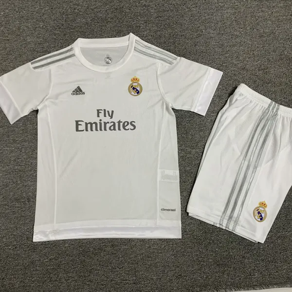 2015/2016 RMA Home Kids Retro Soccer Jersey