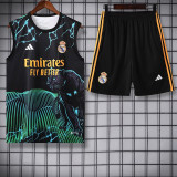 24/25 RMA Black Green （Leopard Head）Tank top and shorts suit