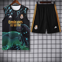 24/25 RMA Black Green （Leopard Head）Tank top and shorts suit