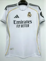 25/26 RMA Home 1:1 Player Version Soccer Jersey(带h广告）