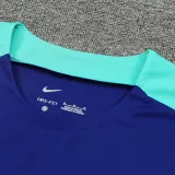 24/25  Brazil Blue Tank top and shorts suit