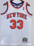 1991/92 KNICKS EWING #33 White Retro Top Quality Hot Pressing NBA Jersey