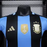 24/25 Argentina Black and Blue Special Edition  Player Version Soccer Jersey