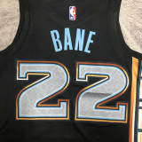 22/23 GRIZZLIES BANE #22 Black City Edition Top Quality Hot Pressing NBA Jersey