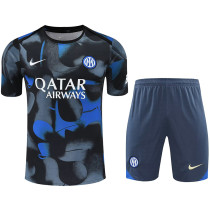 24/25 INT Grey Black Training Short Suit