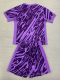 24/25  PSG Purple Goalkeeper Suit Fans  Soccer Jersey（成人）