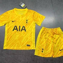 24/25 TOT Yellow Goalkeeper Kids Soccer Jersey