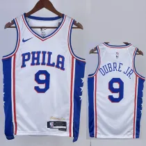 22/23 76ERS OUBRE JR. #9 White Top Quality Hot Pressing NBA Jersey